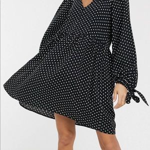 Polka dot mini dress